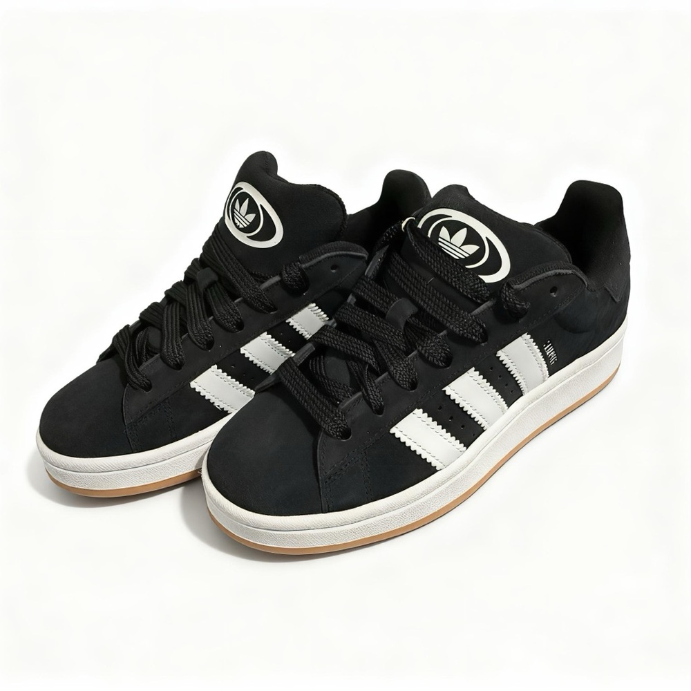 Adidas Campus 00s Black White Gum Sole Sneakers Women’s Size 5.5 - New Without B